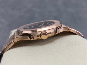 Montre mécanique de luxe, qualité supérieure, étanche, 40 mm, mouvement DDF factory 324 330, 57-11, or, montre de plongée - Product Image 5
