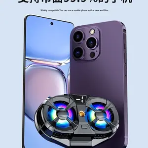 Refroidisseur de téléphone portable dédié au streaming en direct, ultra-silencieux, en alliage d'aluminium, à refroidissement semi-conducteur, avec système Ice Seal Back - Product Image 4