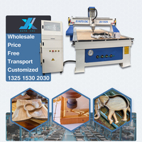 Machine à bois professionnelle JX 1300*2500mm 3 axes 4 axes Cnc Router Machine 1325 Wood Router pour bois et aluminium