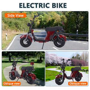 Scooter Eléctrico de 1550W con Entrega Rápida, Motocicleta de 2 Ruedas, Batería de Litio Extraíble de 48/60/20AH, Frenos de Disco para Adultos, Alta Velocidad - Product Image 3