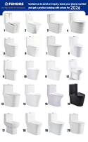 WC à siphon S-trap pour l'Amérique du Sud, cuvette de toilettes, lavabo, sanitaires complets