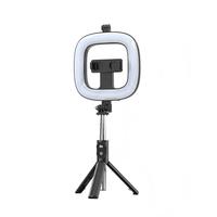 Anneau lumineux LED en gros avec trépied réglable, 3 modes d'éclairage réglables, 49 LED, batterie 1200 mAh pour Vlog