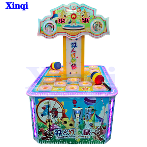 Fabbrica di alta qualità personalizzato doppio esercizio riflessi veloci Whack talpa Arcade Machine Hit Hammer bambini gioco a gettoni - Product Image 2
