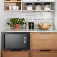 2025 Air Fry & Four à micro-ondes avec écran tactile numérique 20l Hot Microwave & Air Fry Four sans huile Black Air Fryer Four