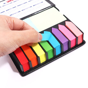 FOSKA Set di Etichette Adesive a Forma di Freccia in Colori Assortiti, Etichette Colorate Portatili per Studenti, Set di Note Adesive con Calendario per Regalo Promozionale - Product Image 4