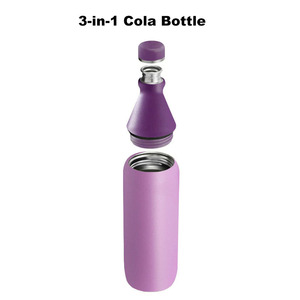 Nueva Botella de Acero Inoxidable de 20 oz Personalizable, Aislada al Vacío, con Asa, Portátil, Deportiva, a Prueba de Fugas - Product Image 4