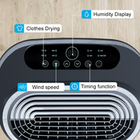 Deye DYD-Z12A 12L Nouveau design RoHS CE CB Contrôle automatique de l'humidistat Purificateur d'air domestique Déshumidificateur
