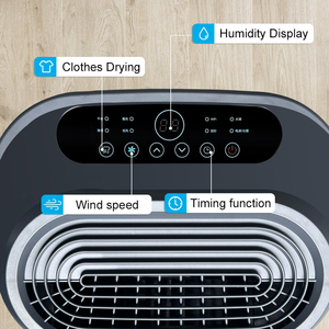 Deye DYD-Z12A 12L Nuovo Design RoHS CE CB Deumidificatore Purificatore d'Aria Domestico con Controllo Automatico dell'Umidostato - Product Image 4