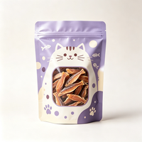 Sacs d'emballage pour aliments pour animaux de compagnie, fabricant d'emballages souples, pochettes personnalisées imprimées pour aliments pour animaux, sachets à fond plat