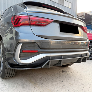 Aileron arrière Audi Q3 F3 Sportback en ABS noir piano avec texture carbone, kit carrosserie 2019+ - Product Image 3