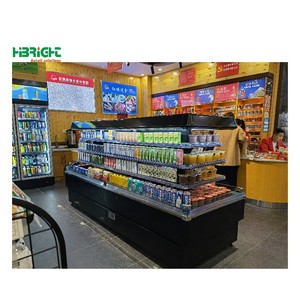 Congelador de varios pisos vertical enchufable comercial Highbright por debajo de-18 grados refrigerador de supermercado con puerta de vidrio - Product Image 4