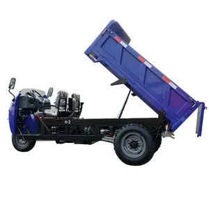 Made In China 3 Wheel Diesel Motorized 2500kg Tipper Truck Cargo Tricycle Dumper For Sale