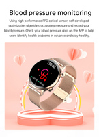 Montre connectée pour femmes tendance 2023, tracker d'activité physique, étanche IP68, appels téléphoniques BT, oxymètre de pouls, smartwatch HK39 pour femmes