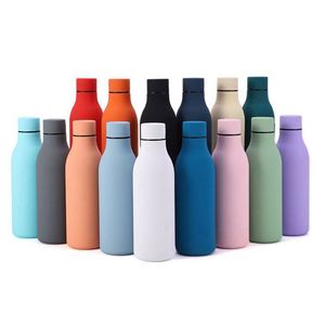 Custom Logo Printed Stainless Steel Promotion Corporate Activity Business Gift <b>Flask</b> Tumbler Water Bottle - Product Image 1