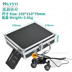 แว่นขยายสำหรับทันตกรรม Horyndent กำลังขยาย 5 เท่า พร้อมไฟ LED 5 วัตต์ สำหรับการผ่าตัดหู คอ จมูก และช่องปาก - Product Image 5