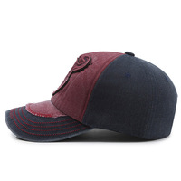 Gorra de Béisbol Vintage Unisex Multicolor, de Algodón, 6 Paneles, Ajustable, Estilo Moderno, Casual, Protección Solar, para las Cuatro Estaciones