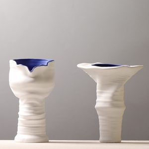 Vases de sol grands pour jardin intérieur, pots de fleurs hauts en rotin, jardins verticaux, vases de fleurs d'extérieur, pots de plantes ronds - Product Image 1