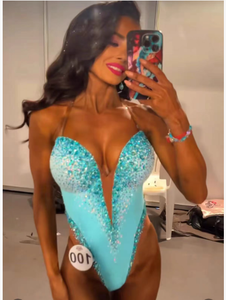 Bikini Aderente Sexy per Spettacoli, Abbigliamento da Discoteca, Costume da Bagno per Ragazze Audaci, Stile Hot Girl, Abito da Club e Palcoscenico - Product Image 1