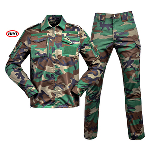 Yuda de qualité supérieure vente en gros 65% Polyester 35% coton Ripstop kaki Camouflage vêtements tactiques - Product Image 1