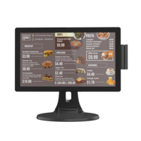 Caisse enregistreuse 15'' Intel I5 Android/Windows pour restaurant, système POS