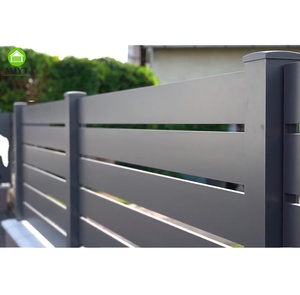 <span class=keywords><strong>Recinzione</strong></span> Moderna Personalizzata per Piscina, Sistema di <span class=keywords><strong>Recinzione</strong></span> Perimetrale in Alluminio, <span class=keywords><strong>Recinzione</strong></span> a Lamelle da <span class=keywords><strong>Giardino</strong></span> - Product Image 1