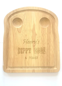 Tablero de desayuno personalizado grabado pequeño, tablero de tostadas de huevo, tablero de huevo Dippy de madera grabado - Product Image 6