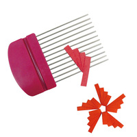 Kit de quilling en plastique pour bricolage, outils d'artisanat en papier, peigne de quilling en papier avec 12 dents, 26222