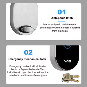 Elektronische Split-Intelligenz digitales Anti-Diebstahl-Büro-Gebäude-Griffschloss Haustür intelligentes Schloss - Product Image 6