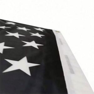 ผู้ผลิตจีน รับผลิตธงชาติอเมริกันขนาด 3x5 ฟุต ธงเส้นเขียวบาง 3x5 ฟุต พร้อมห่วงทองเหลือง 2 จุด - Product Image 2