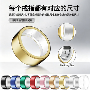 เคสป้องกัน TPU สำหรับ Dreame Smart Ring เป็นดีไซน์คลาสสิก น้ำหนักเบา และมีระดับสูง ทนทานต่อแรงกระแทก และทนต่อการสึกหรอ - Product Image 3