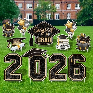 <span class=keywords><strong>Plaque</strong></span> de saison de remise des diplômes américaine 2026 nouvelle cour extérieure décorative signe de <span class=keywords><strong>pelouse</strong></span> PP matériel coupe taille personnalisée QC marque 2-12mm - Product Image 1