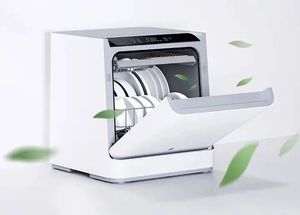 Lavaplatos inteligente <span class=keywords><strong>Xiaomi</strong></span> Mijia, sistema de doble pulverización, esterilización ultrasónica, limpiador, lavadora, original - Product Image 5