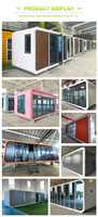 Ventes directes usine : Maison conteneur mobile préfabriquée modulaire en acier, design 'Capsule spatiale' et 'Cabine Apple', avec chambre et salon, pour bureau et villa