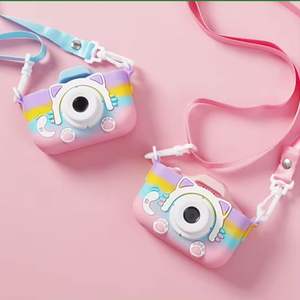 Appareil photo instantané pour enfants Licorne Chat, 1080P HD, grand angle 180°, écran 2,0 pouces, caméra vidéo, jouets, cadeaux pour enfants, bébés, anniversaires, numérique - Product Image 3