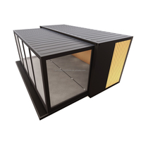 Nouvelle conception de maison conteneur résidentielle extensible de luxe australienne de 20 pieds ou 40 pieds avec deux chambres