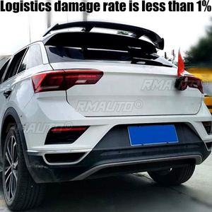 Alerón para Volkswagen VW T-Roc 2018+, Material ABS de Alta Calidad, Aspecto de Fibra de Carbono, Accesorios para el Maletero Trasero del Coche, Kit de Carrocería - Product Image 2