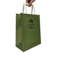 Poignée en papier kraft biodégradable paling Sacs d'artisanat alimentaire Sac d'emballage en papier kraft pour restaurant
