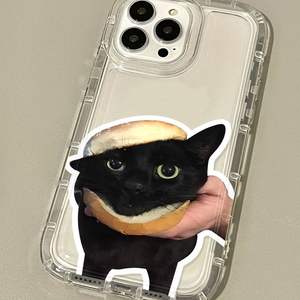 Funda de teléfono de TPU transparente con borde de cojín de aire con diseño personalizado de gato de Hamburgo para Iphone 8 X Xr Xs <span class=keywords><strong>Max</strong></span> 11 12 13 14 15 16 17 - Product Image 4