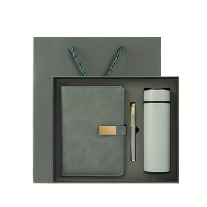 Custom Logo A5 Leather Notebook Insulated Tumbler Executive <b>Pen</b> Business Gift Set Luxury Corporate Office Gift <b>Box</b> - Product Image 3