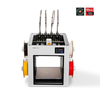 Snapmaker U1 Imprimante 3D 3-en-1 haute précision avec modules linéaires industriels, graveur laser et routeur CNC, volume d'impression 270x270x270mm, compatible PLA