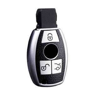 Huanyue Leather Car Key Cover Tpu Mercedes Benz E300L GLE350 C260L GLS450 2024 Models Protective Sleeve - Product Image 2