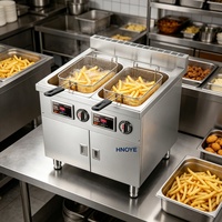 Friteuse électrique automatique 30L pour poulet frit, frites et poisson