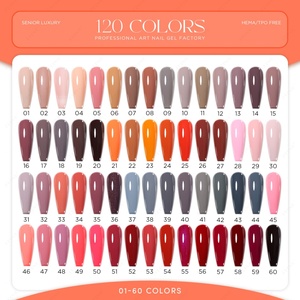 JTING Muestra Gratuita, Diseño Gratuito, Carta de Colores, Set de 120 Colores de Esmalte de Uñas en Gel UV, Caja de Esmalte de Uñas en Gel UV Removible, OEM, ODM, Marca Privada, Venta al Por Mayor - Product Image 3