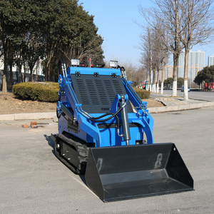 Retroexcavadora eléctrica pequeña con control remoto de nuevos productos, cargador frontal, pala frontal multifunción, minicargador - Product Image 1