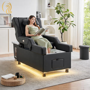 Sillón de Lavado de Cabello Personalizado para Salón de Belleza, con Respaldo Eléctrico y Reposapiés, para Tratamientos Capilares - Product Image 1