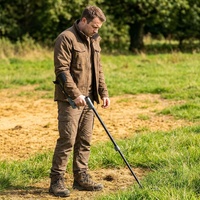 Accessoires pour détecteurs de métaux : Tige télescopique S avec repose-bras pour détecteurs de métaux précieux