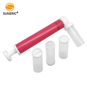 Bricolage rond pp paillettes décoration outil de cuisson Desserts <span class=keywords><strong>pâtisserie</strong></span> plastique pistolet <span class=keywords><strong>aérographe</strong></span> <span class=keywords><strong>manuel</strong></span> pour gâteaux - Product Image 3