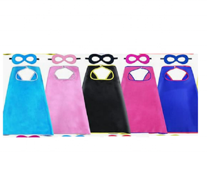 Capa para niños <span class=keywords><strong>de</strong></span> una sola capa <span class=keywords><strong>de</strong></span> colores surtidos con capa <span class=keywords><strong>de</strong></span> superhéroe lateral colorida con 70cm <span class=keywords><strong>de</strong></span> longitud - Product Image 6