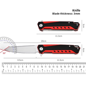 سكين صغير من النايلون والزجاج مقبض قابل للطي للبستنة أداة مساعدة لخبز الفاكهة ساطور التخييم التكتيكي الصيد سكين جيب - Product Image 4
