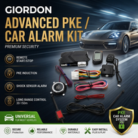   Système d'alarme de voiture FM680 en option, démarrage à distance du moteur, télécommande LCD, démarrage par bouton-poussoir, entrée sans clé, verrouillage centralisé